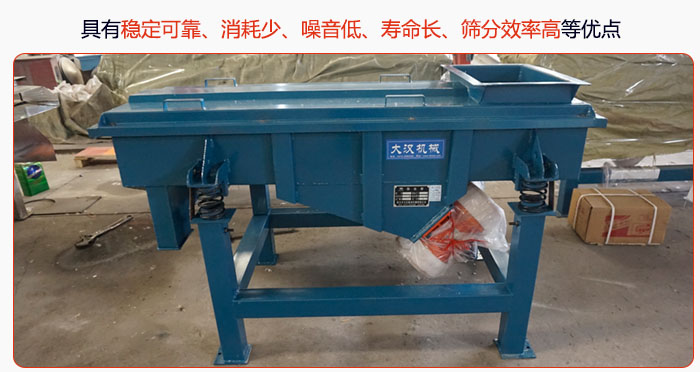 具有穩定可靠、消耗少、噪音低、壽命長、振型穩、篩分效率高等優點